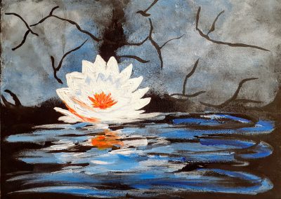 Seerose…40×30