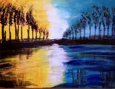 Der Weg ins Licht.( verkauft)….nach Vorlage