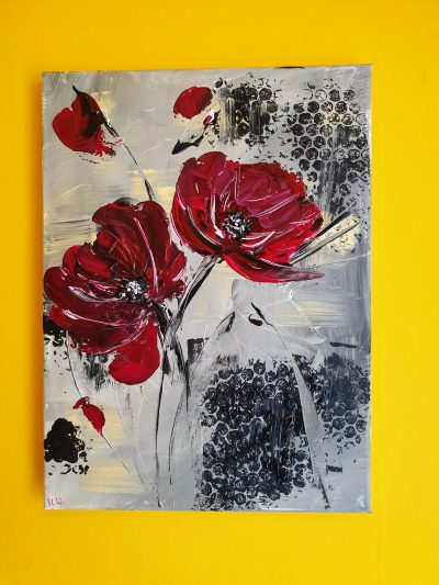 Mohnblumen abstrakt… verkauft