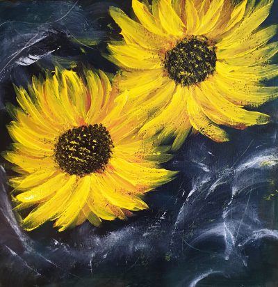 Sonnenblumen 50×50