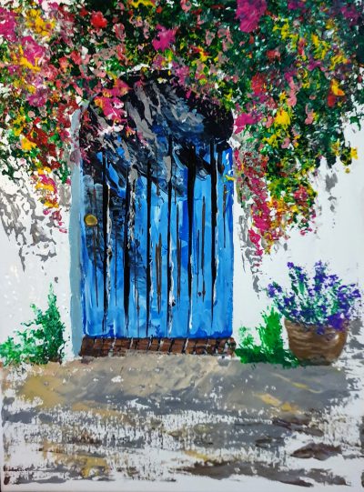 Mediterrane Haustür…30×40 verkauft