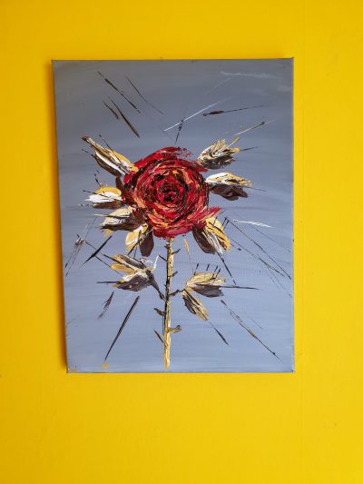 Rose…30×40.. verkauft