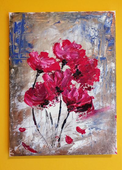 Mohnblumen….30×40 verkauft