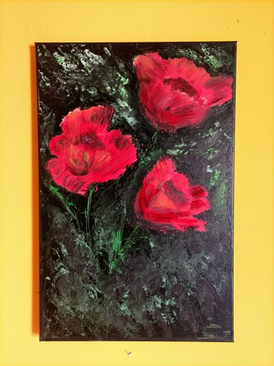 Mohnblumen…40×60.. verkauft