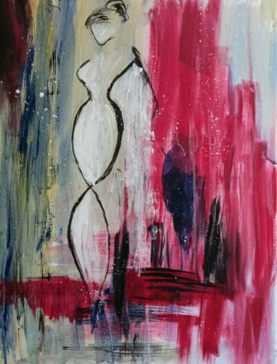 Abstrakte Frau….60×80 verkauft