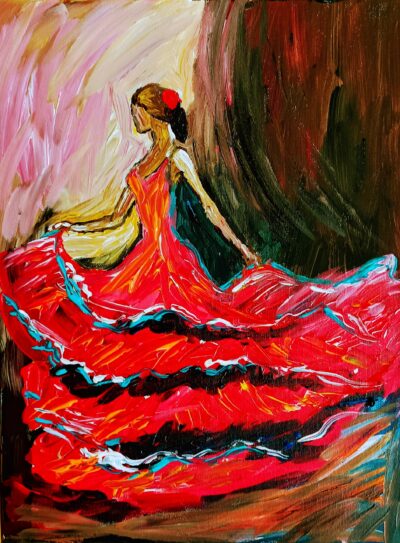 Flamenco..30×40..verkauft