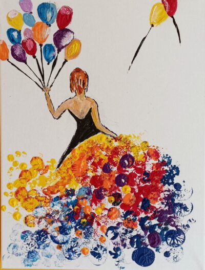 Bunte Gedanken..30×40… verkauft