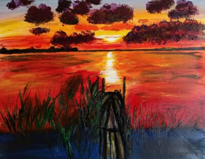 Sonnenuntergang 50×40..verkauft
