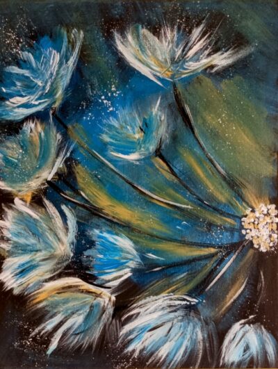 Blume abstrakt…50×60… verkauft