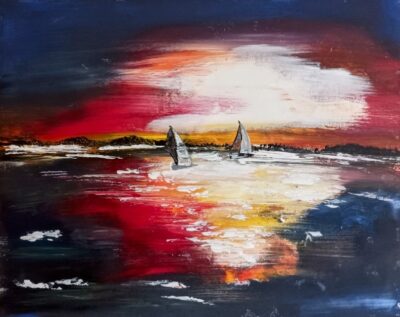 Segelboote 50×40,verkauft