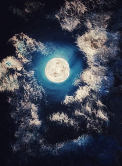 Vollmond ..30×40 verkauft