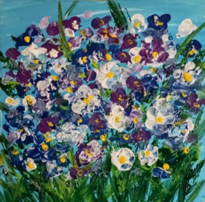 Sommerblumen 40×40verkauft