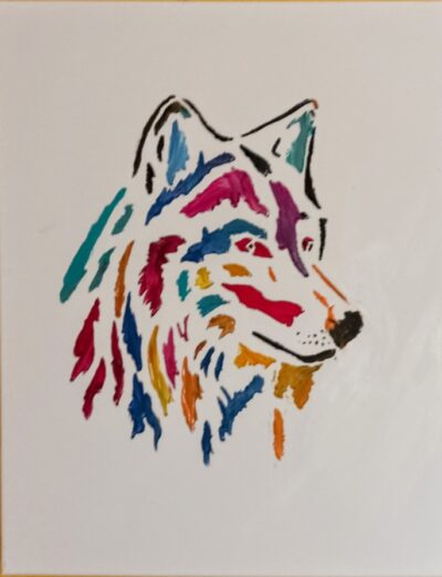 Wolf…50×40 verkauft