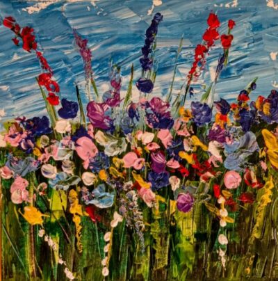 Sommerblumen 2..40×40 verkauft