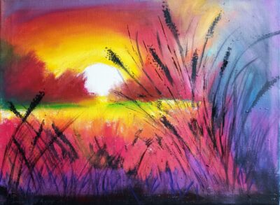 Ölpastellkreide/Acryl 40×30