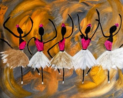 Die Tänzerinnen 50×40