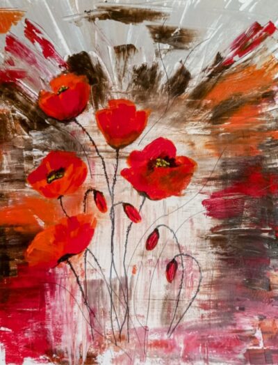 Mohnblumen 50×40, verkauft