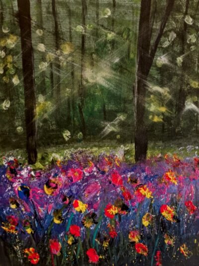 Waldlichtung 40×30 verkauft Lo