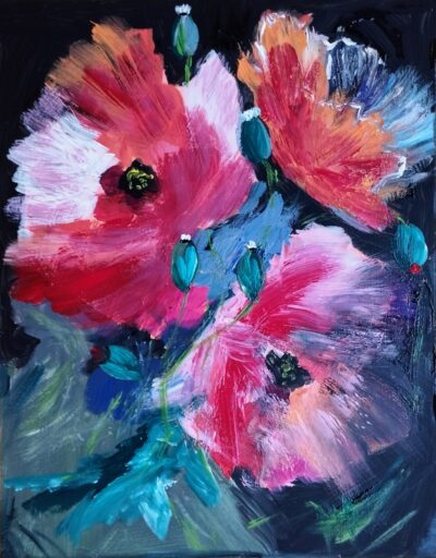 Mohnblumen 50×40.verkauft